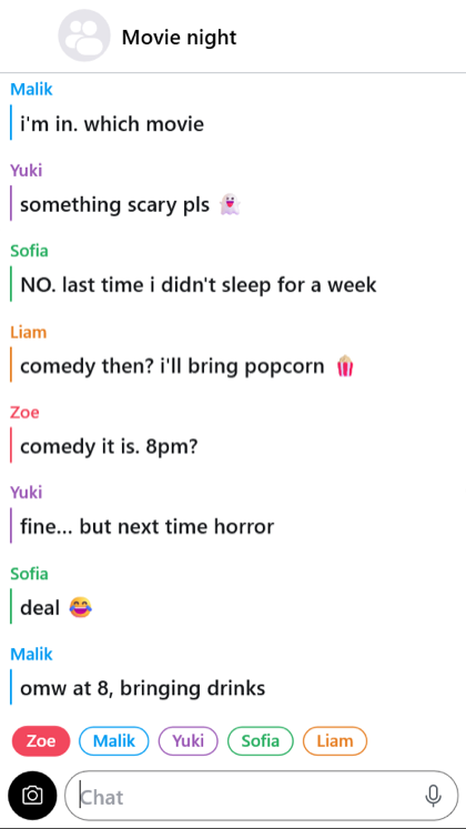 TextingStory Chat theme