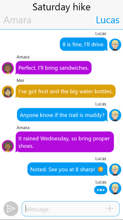 TextingStory Classic theme